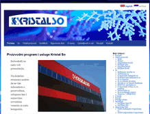 Tablet Screenshot of kristalso.com